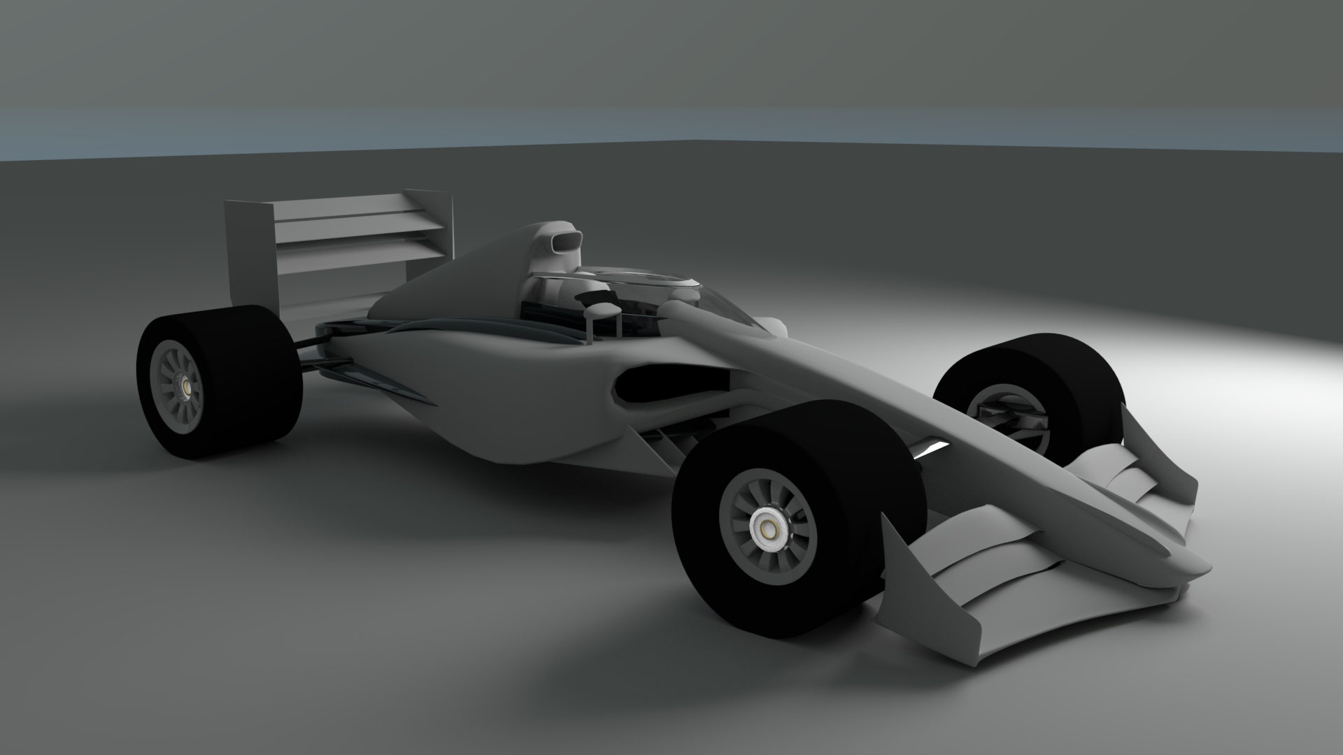 F1 Car Front View