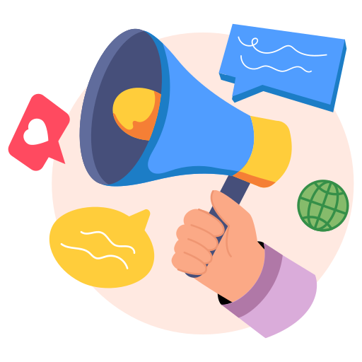 Social media platforms icon